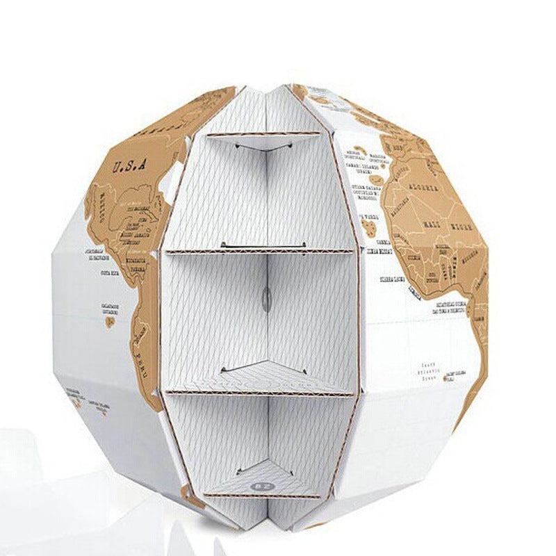 3D Stereo Assembly Globe Ornament