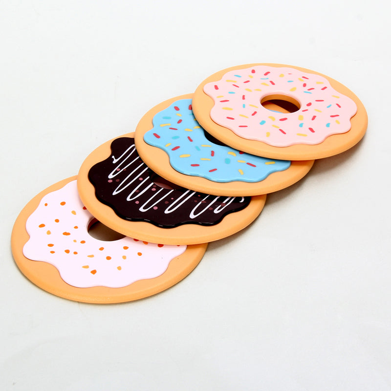 Round Donut Coaster Drink Mat Pads