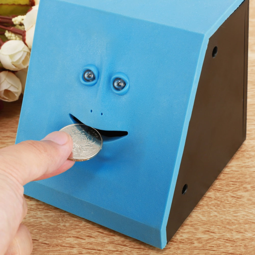 Face Money Eating Piggy Bank Box