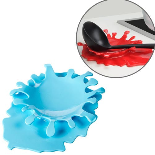 Mustard Blood Splash Spoon Rest