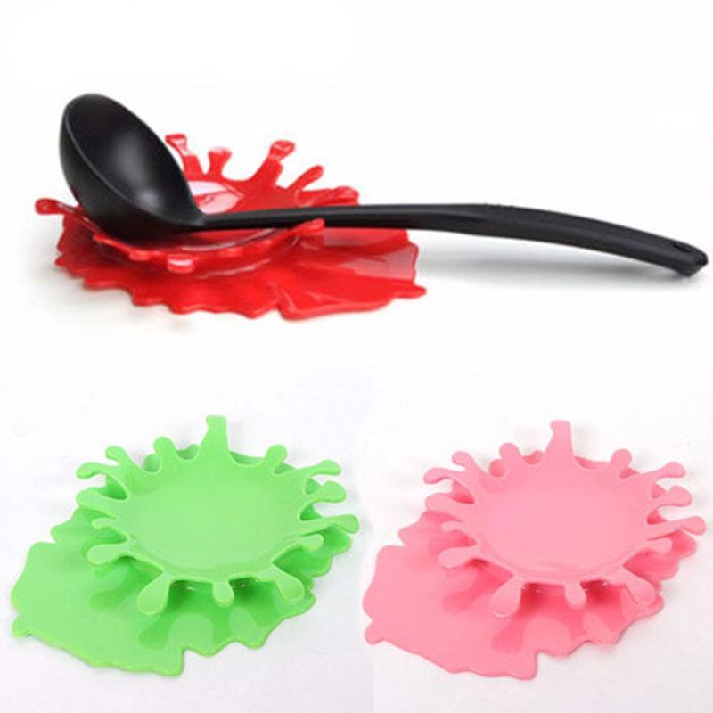 Mustard Blood Splash Spoon Rest