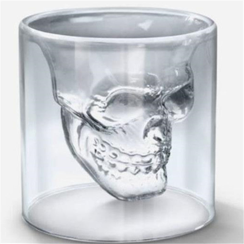Transparent Crystal Skull Head Shot Glass