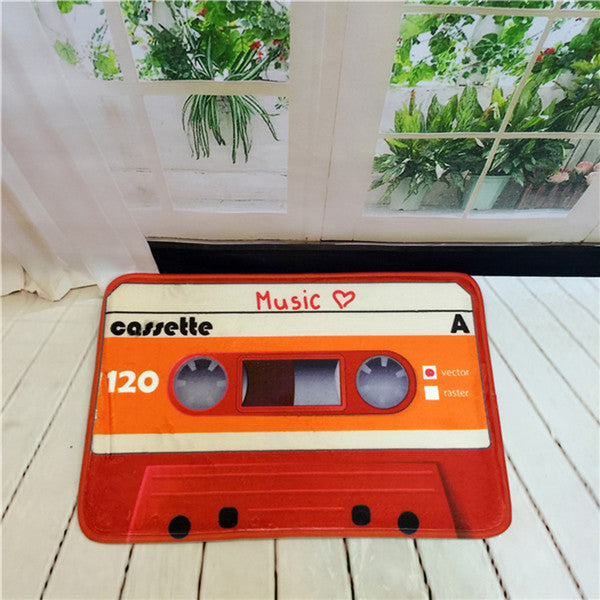 Vintage Magnetic Tape Door Mat