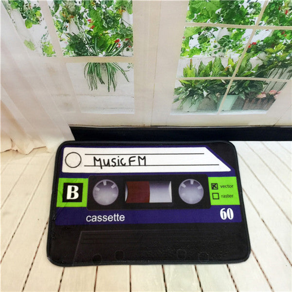 Vintage Magnetic Tape Door Mat