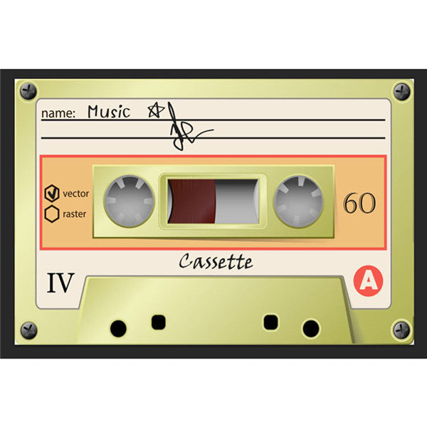 Vintage Magnetic Tape Door Mat