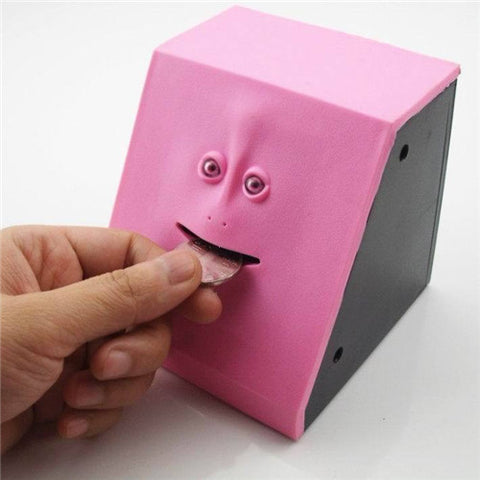 Face Money Eating Piggy Bank Box